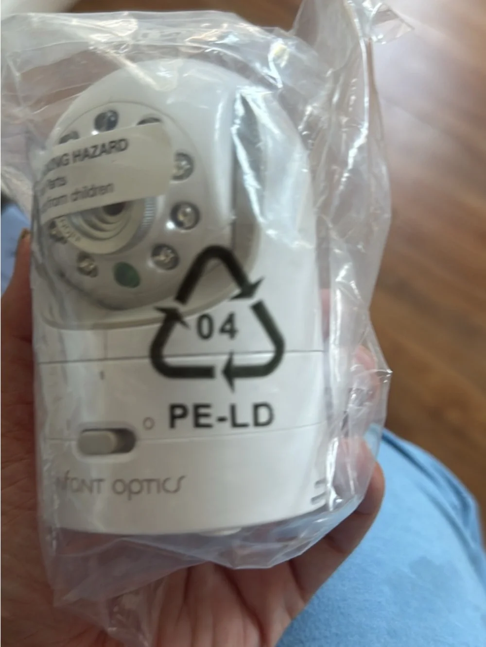 Infant Optics White Baby Monitor Camera - Compact Indoor Camera